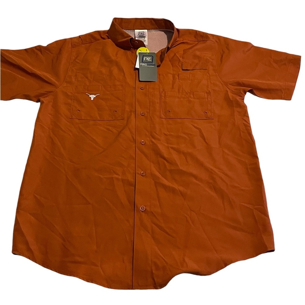 Men’s ProEdge Texas Longhorns Button up Shirt M